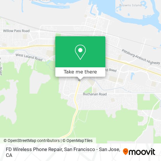 Mapa de FD Wireless Phone Repair