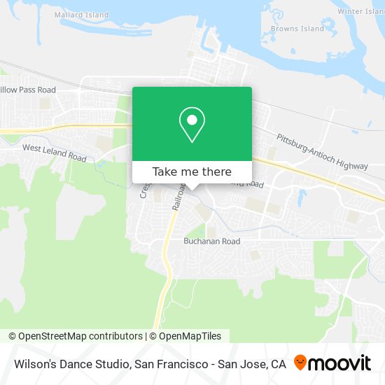 Wilson's Dance Studio map