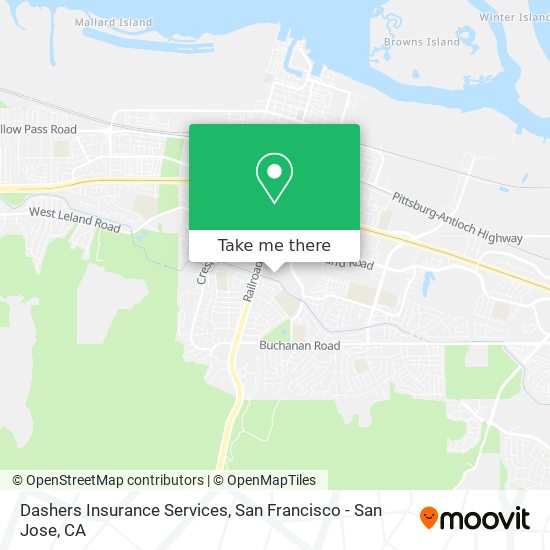 Dashers Insurance Services map