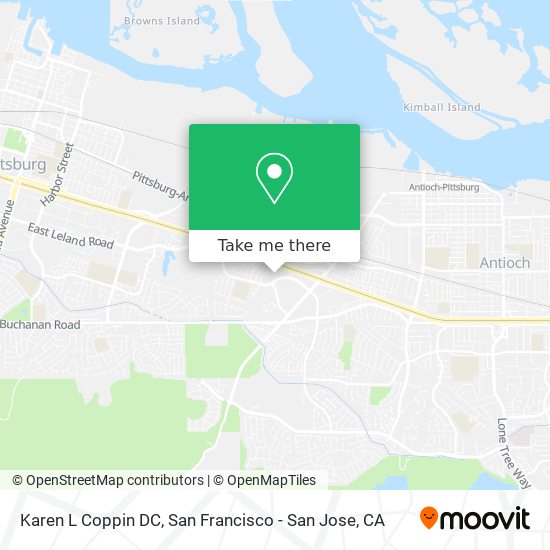 Mapa de Karen L Coppin DC