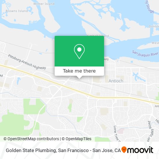 Golden State Plumbing map