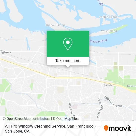 All Pro Window Cleaning Service map