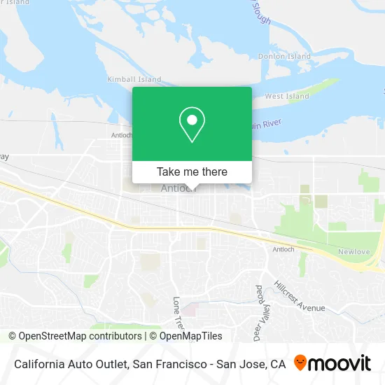 California Auto Outlet map