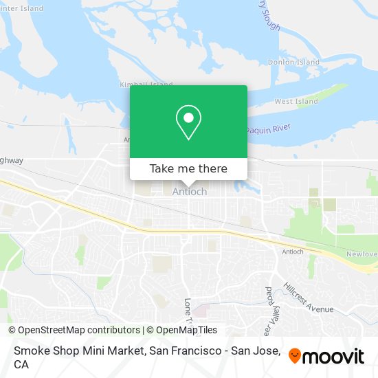 Smoke Shop Mini Market map