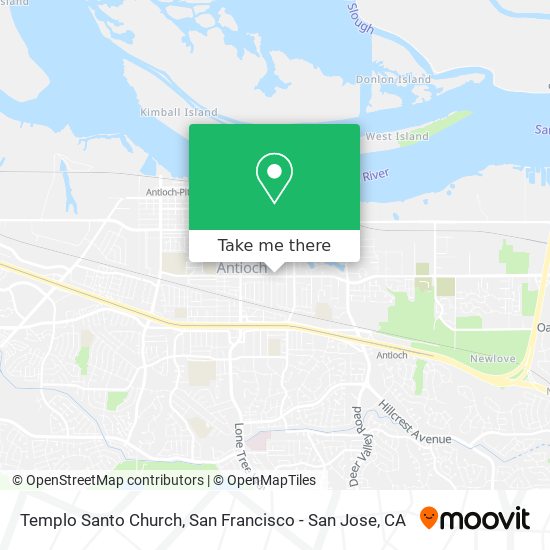 Templo Santo Church map
