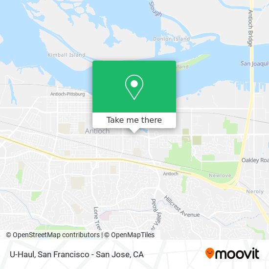 Mapa de U-Haul