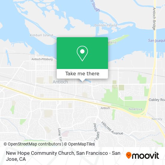 Mapa de New Hope Community Church