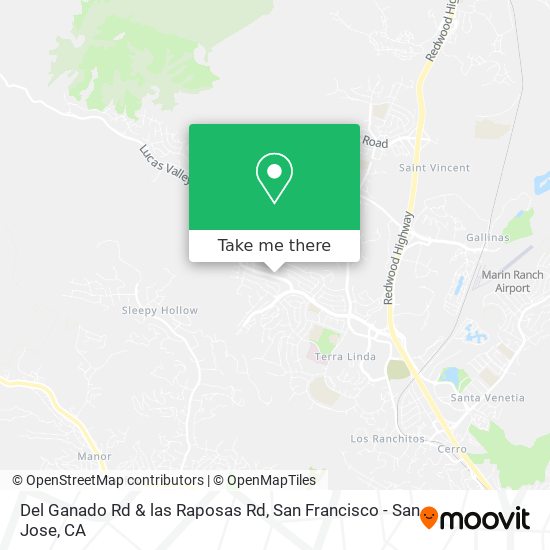 Mapa de Del Ganado Rd & las Raposas Rd