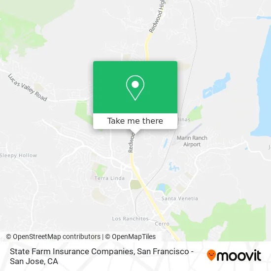 State Farm Insurance Companies map