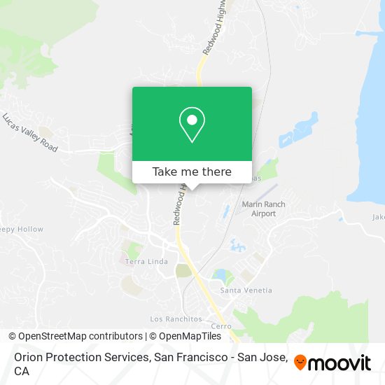 Orion Protection Services map