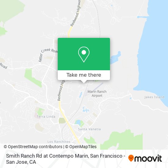 Smith Ranch Rd at Contempo Marin map