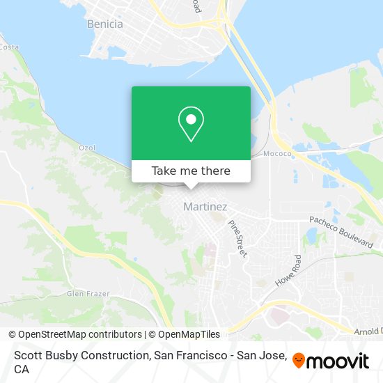 Scott Busby Construction map