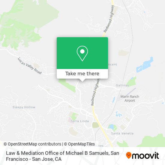 Mapa de Law & Mediation Office of Michael B Samuels