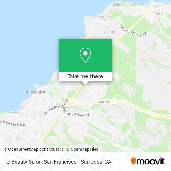Mapa de Q Beauty Salon