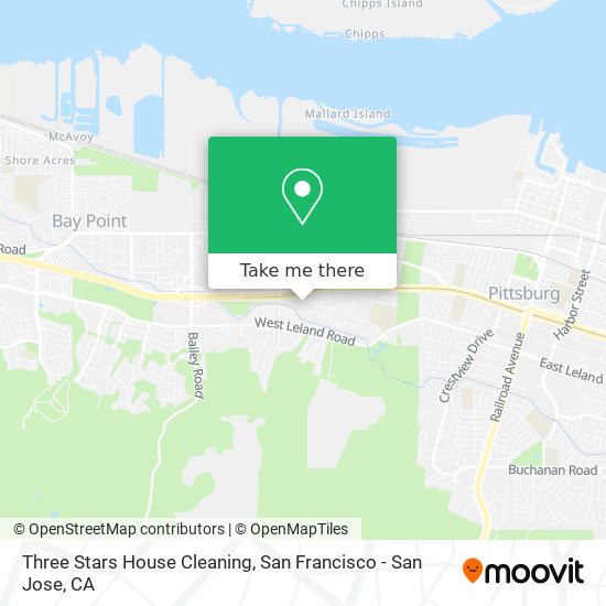 Mapa de Three Stars House Cleaning