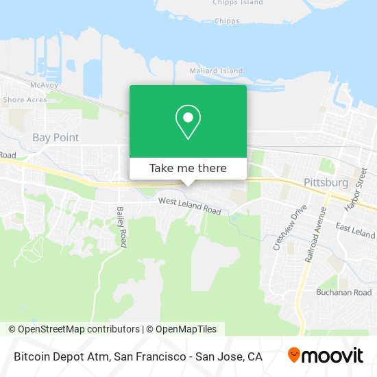 Mapa de Bitcoin Depot Atm