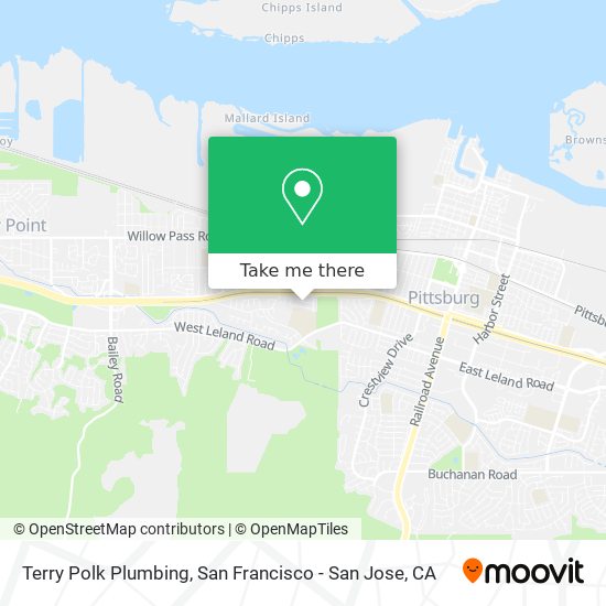 Terry Polk Plumbing map