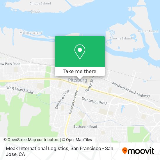 Meak International Logistics map