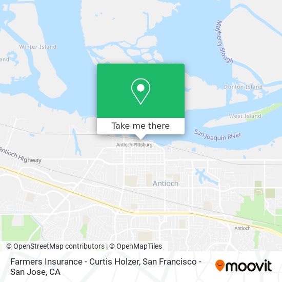 Mapa de Farmers Insurance - Curtis Holzer