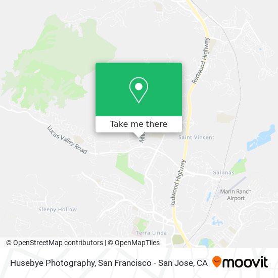 Husebye Photography map