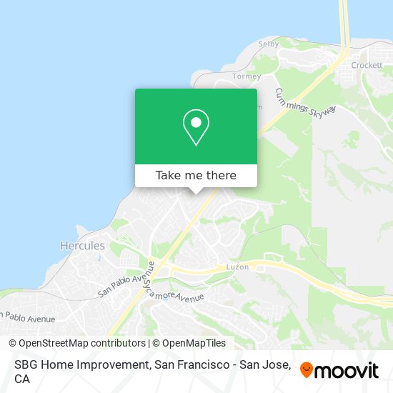 Mapa de SBG Home Improvement