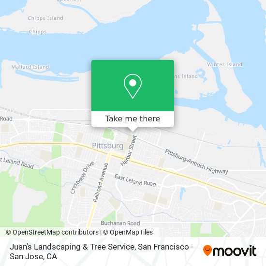 Juan's Landscaping & Tree Service map