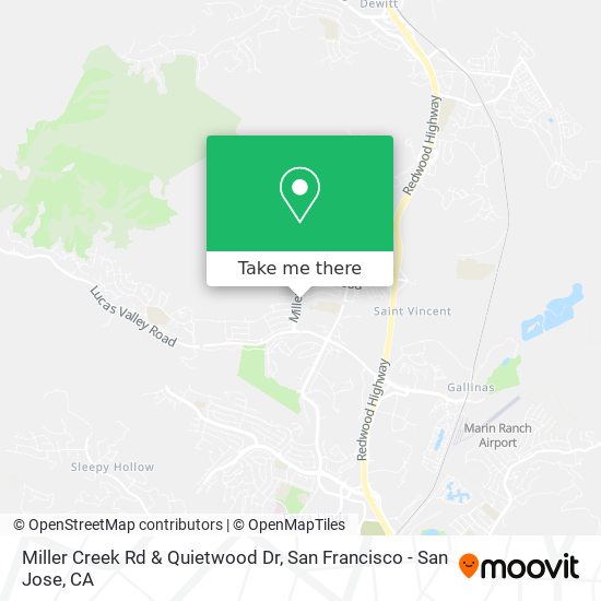 Mapa de Miller Creek Rd & Quietwood Dr
