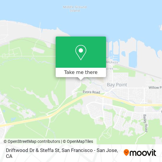 Driftwood Dr & Steffa St map