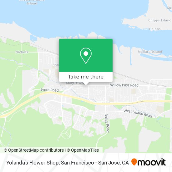 Mapa de Yolanda's Flower Shop