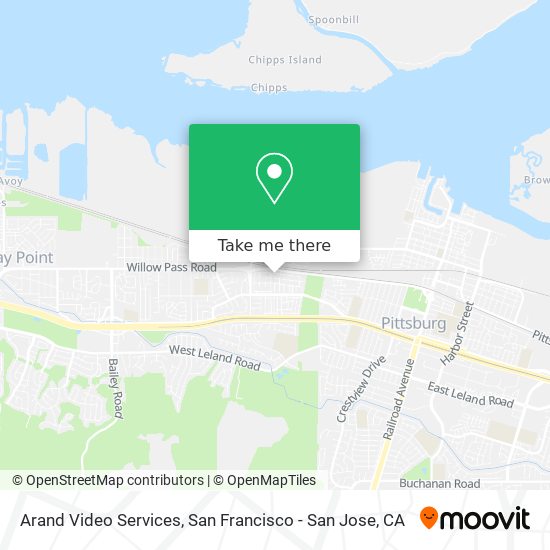 Arand Video Services map