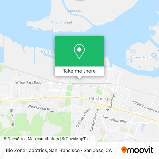 Bio Zone Labotries map