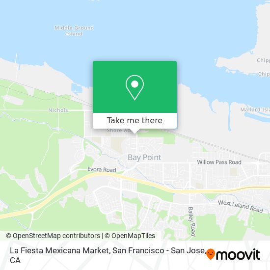 Mapa de La Fiesta Mexicana Market