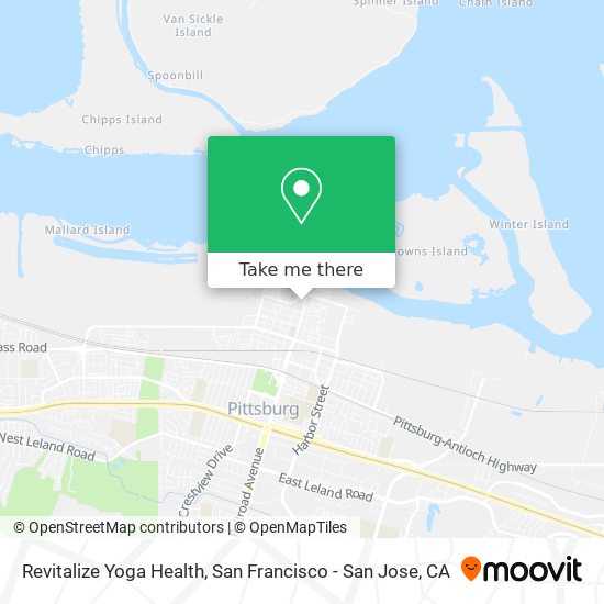 Revitalize Yoga Health map