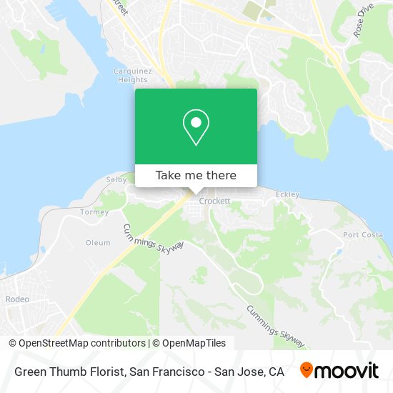 Mapa de Green Thumb Florist