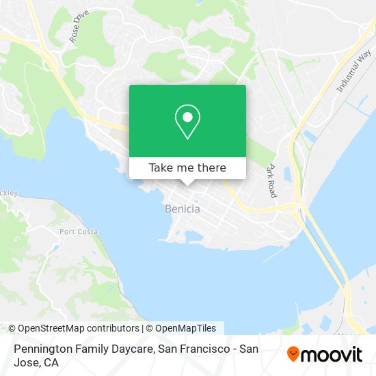 Mapa de Pennington Family Daycare