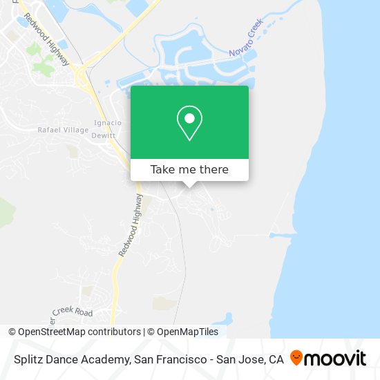 Splitz Dance Academy map