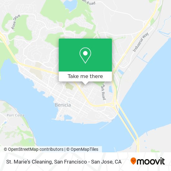 St. Marie's Cleaning map