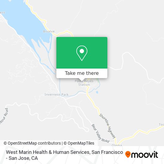 West Marin Health & Human Services map