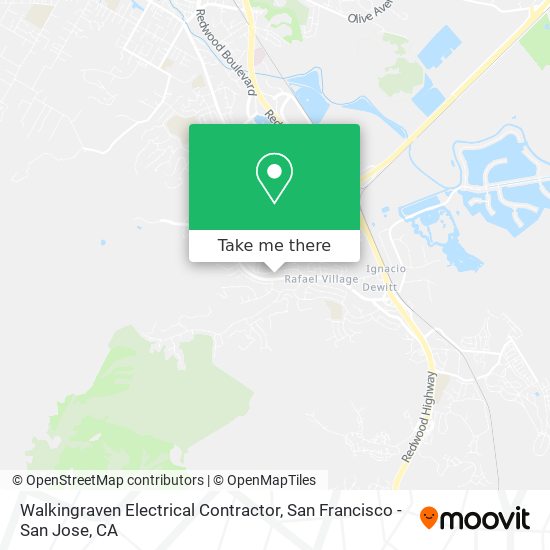 Walkingraven Electrical Contractor map