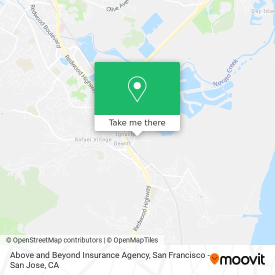 Above and Beyond Insurance Agency map