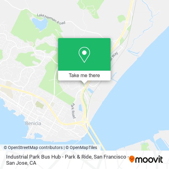Industrial Park Bus Hub - Park & Ride map
