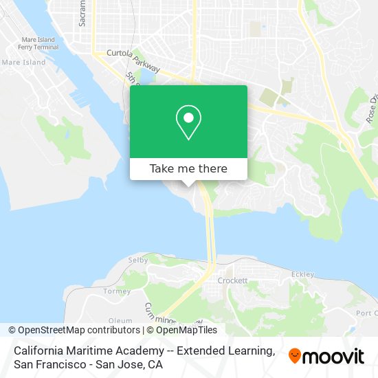Mapa de California Maritime Academy -- Extended Learning
