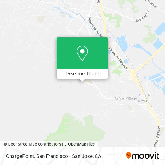 Mapa de ChargePoint