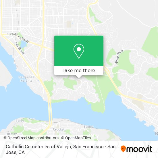 Mapa de Catholic Cemeteries of Vallejo