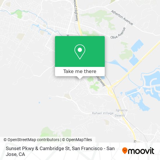 Sunset Pkwy & Cambridge St map
