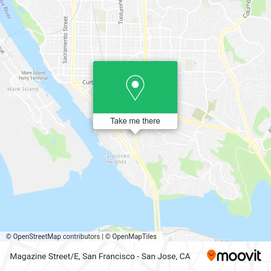 Mapa de Magazine Street/E