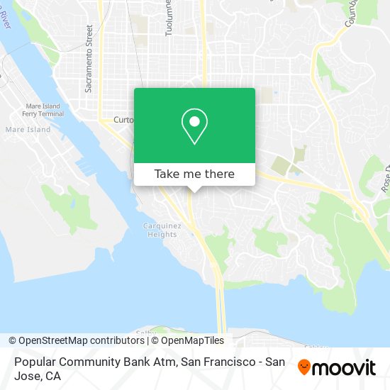 Popular Community Bank Atm map