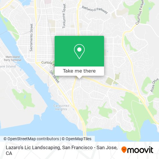 Lazaro's Lic Landscaping map