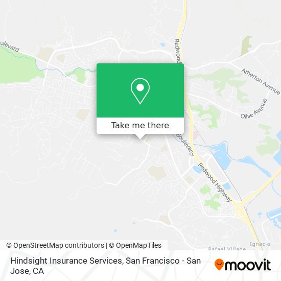 Hindsight Insurance Services map