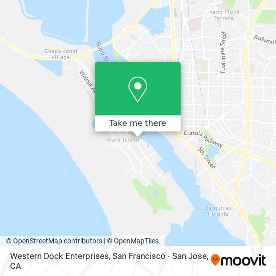 Western Dock Enterprises map